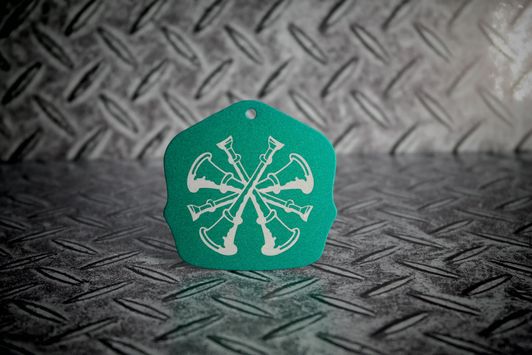4 Bugle Laser Engraved Key Tin - Image 4