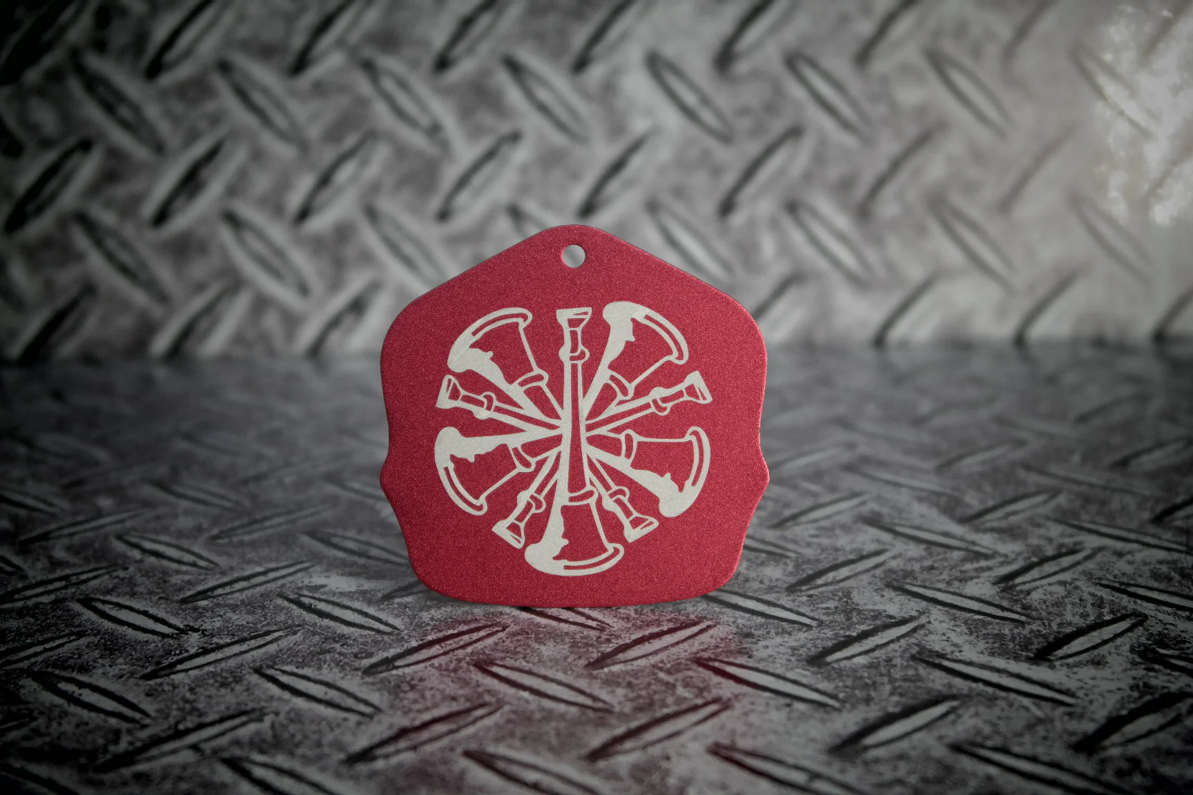 5 Bugle Laser Engraved Key Tin - Image 2