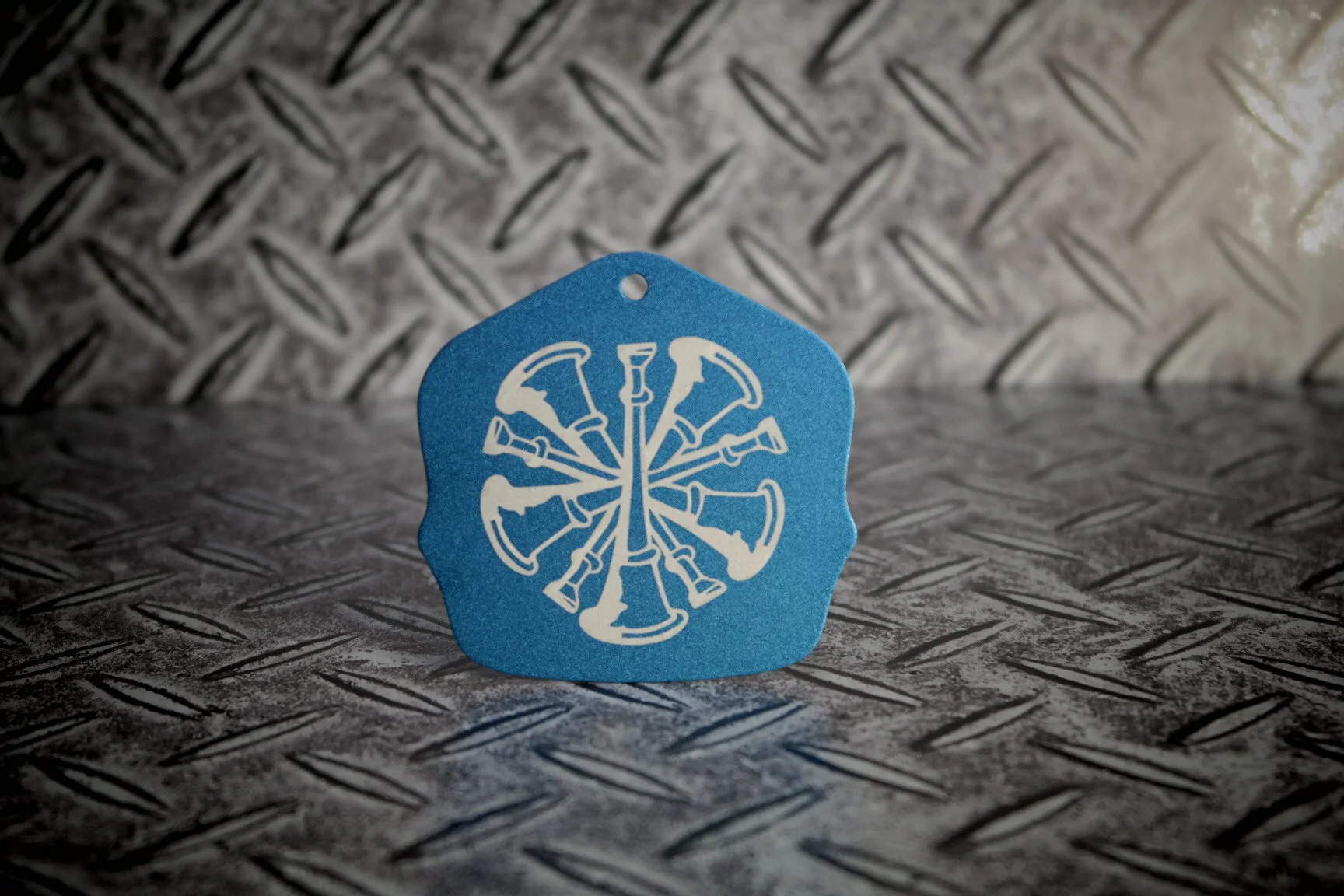 5 Bugle Laser Engraved Key Tin - Image 3
