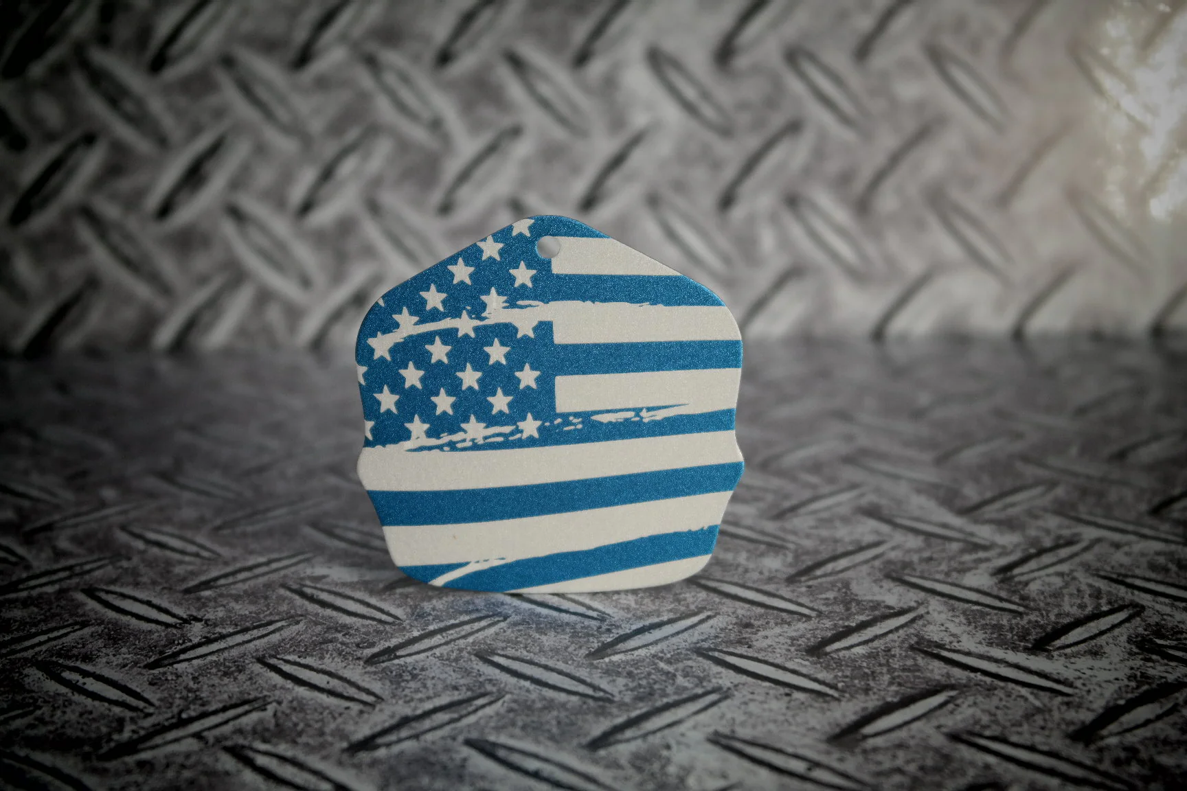 American Flag Laser Engraved Key Tin - Image 3