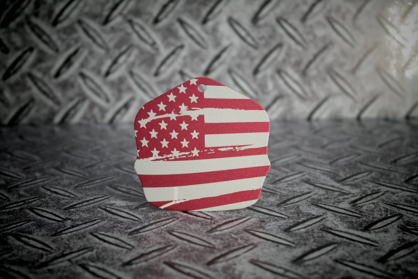 American Flag Laser Engraved Key Tin - Image 4