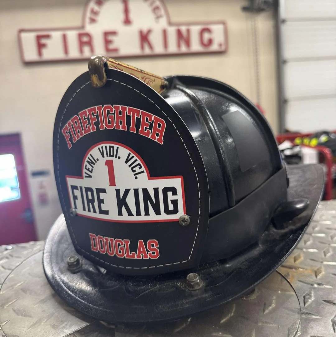 Boston Custom Metal Helmet Shield | 6" and 6.5" for Trad. Helmets (C) - Image 8