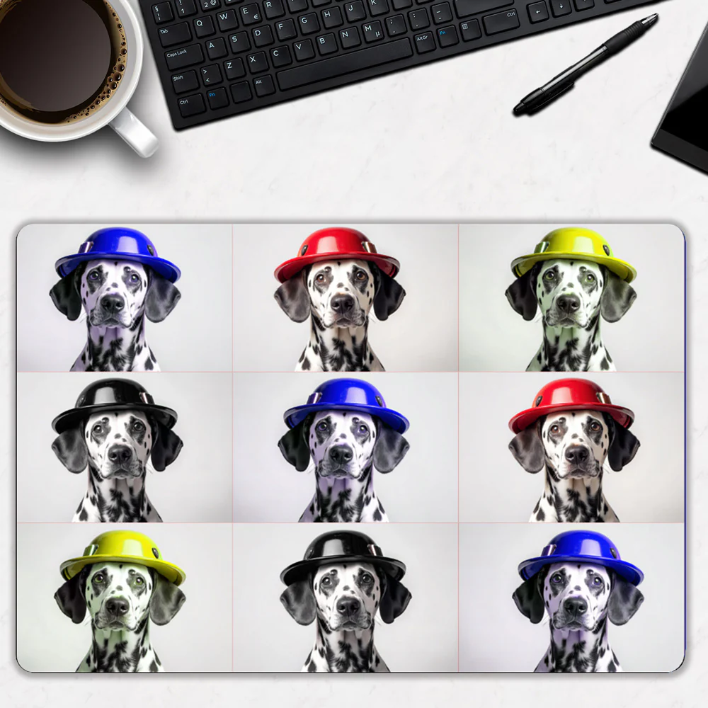 Custom Photo Desk Mats, Upload Your Photo, Dept. Logo - Image 4
