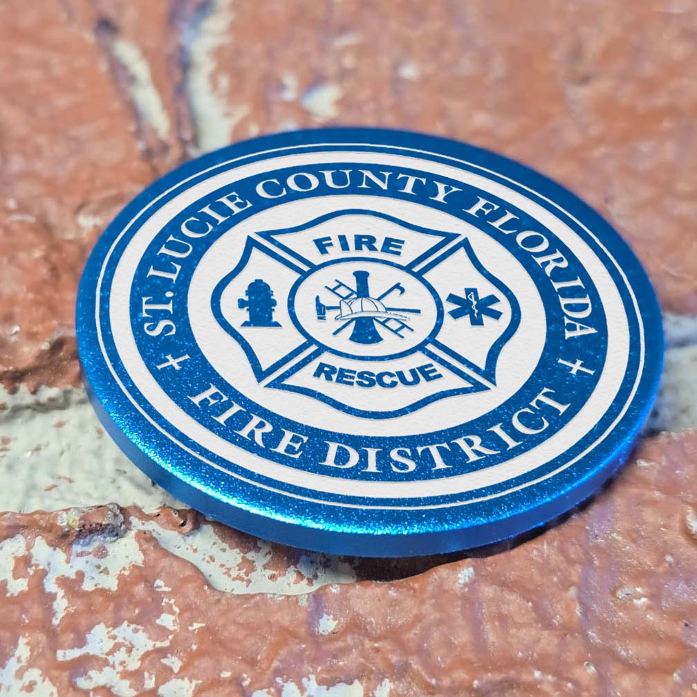 Custom Laser Engraved Challenge Coins | Black, Red, Blue, Green - Image 5