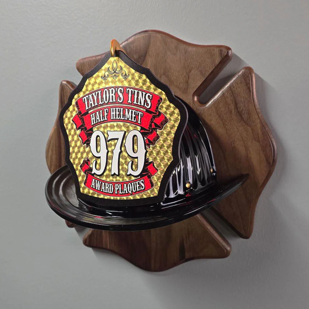 COMING SOON: Half-Helmet Award Plaque 12x12 Maltese - Image 3