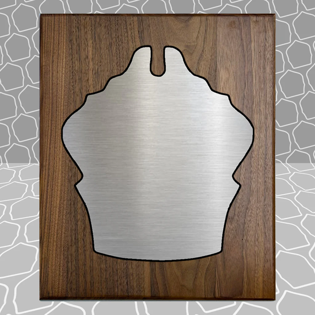 Firefighter Award | Extra Large, 14x17 Helmet Shield Plaque | Years of Service, Retirement - Image 4