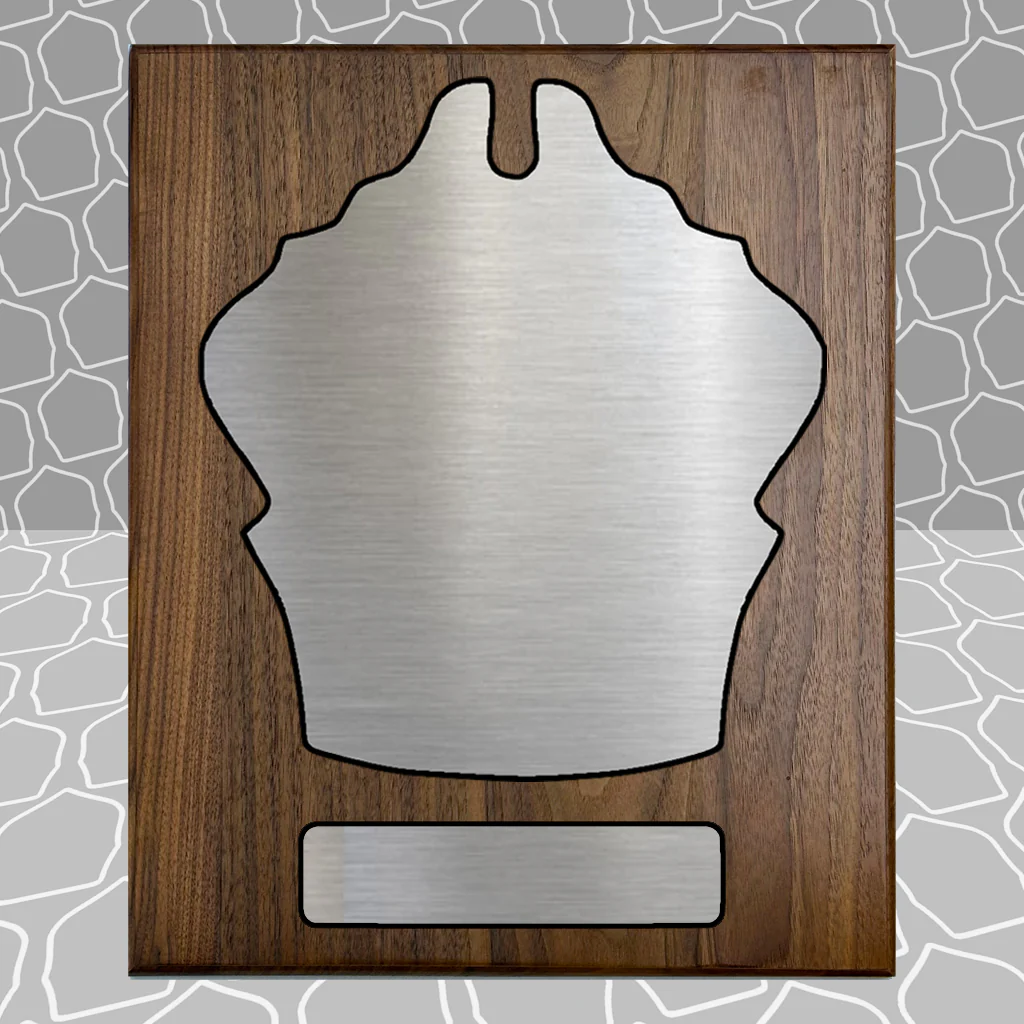 Firefighter Award | Extra Large, 14x17 Helmet Shield Plaque | Years of Service, Retirement - Image 5