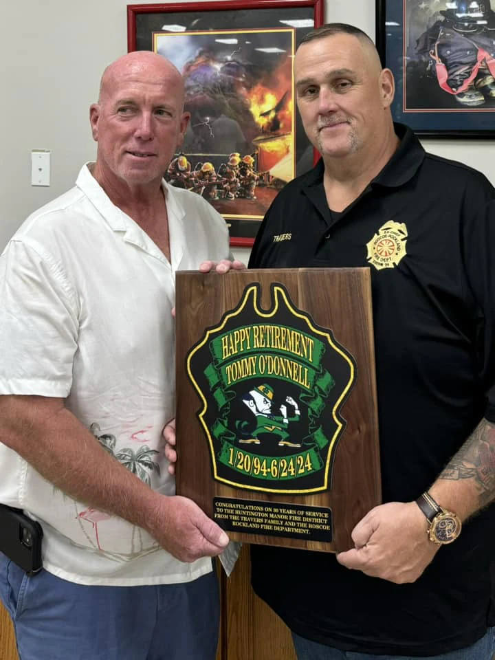 Firefighter Award | Extra Large, 14x17 Helmet Shield Plaque | Years of Service, Retirement - Image 7