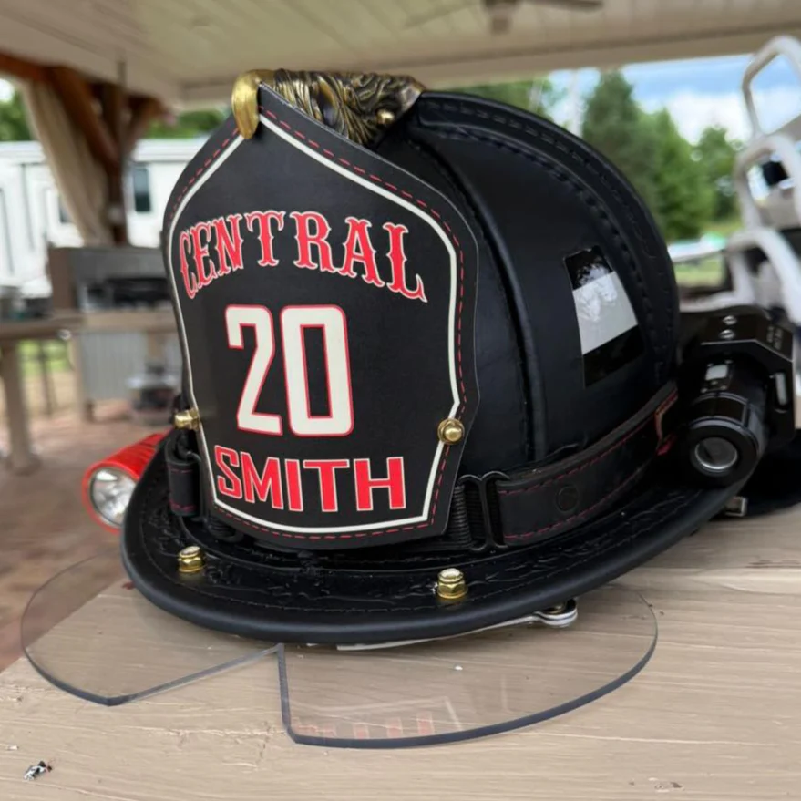 Retro Custom Helmet Shield | 5.5" and 6.25" for Trad. Helmets (C) - Image 11