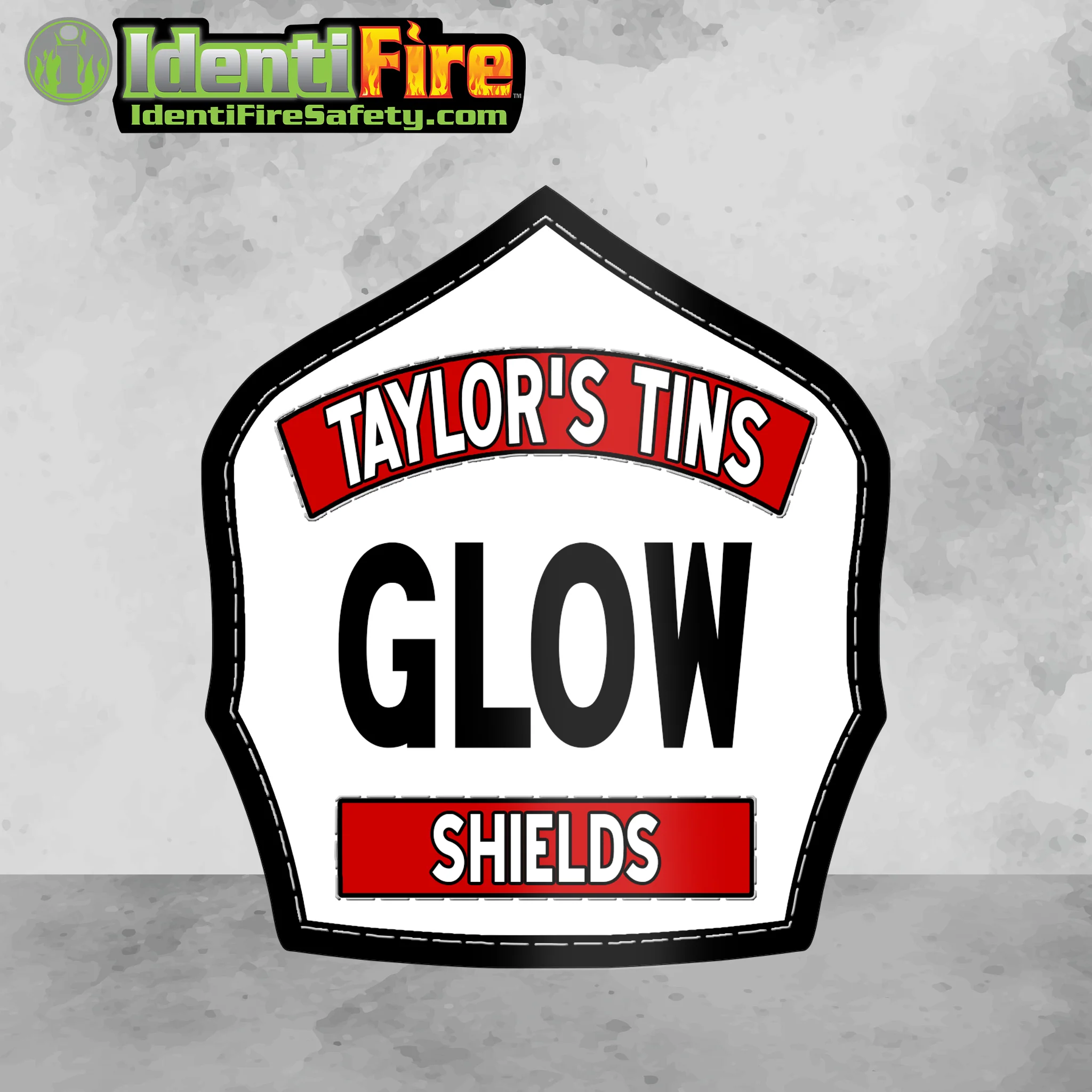 Retro IdentiFire™ GLOW Custom Shield - Image 4
