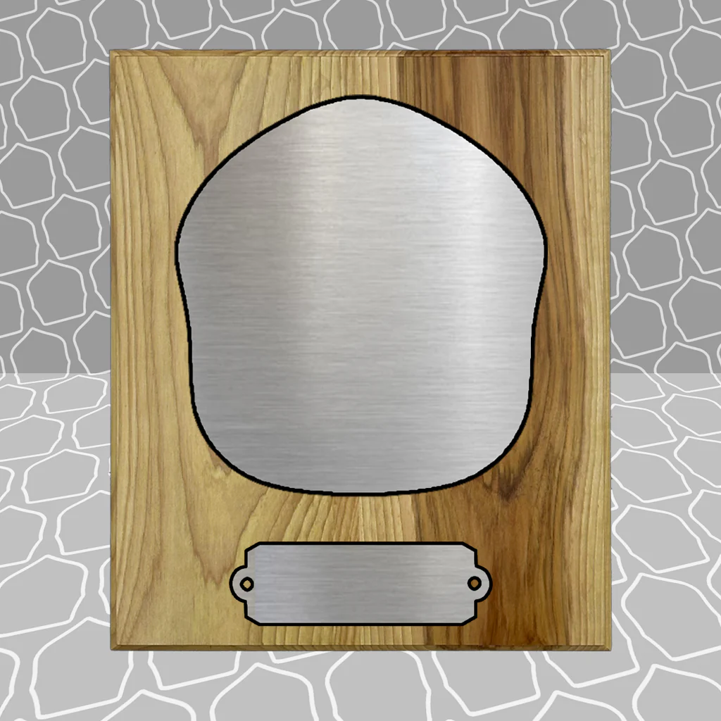 Gold Leaf Firefighter Shield on 8.5x9 Award Plaque - Image 11