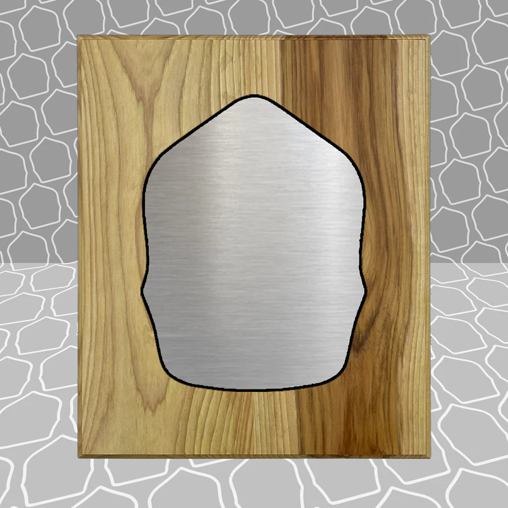 Gold Leaf Firefighter Shield on 8.5x9 Award Plaque - Image 14