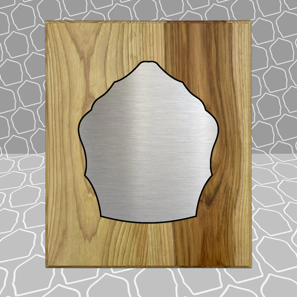 Gold Leaf Firefighter Shield on 8.5x9 Award Plaque - Image 20