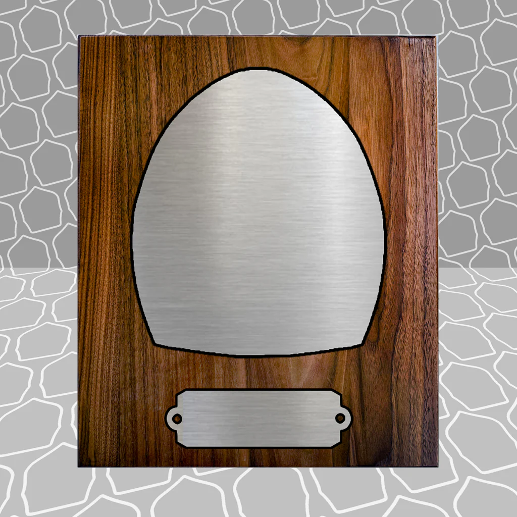 Gold Leaf Firefighter Shield on 8.5x9 Award Plaque - Image 21
