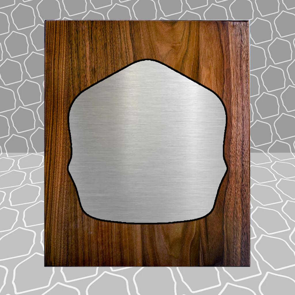 Gold Leaf Firefighter Shield on 8.5x9 Award Plaque - Image 24