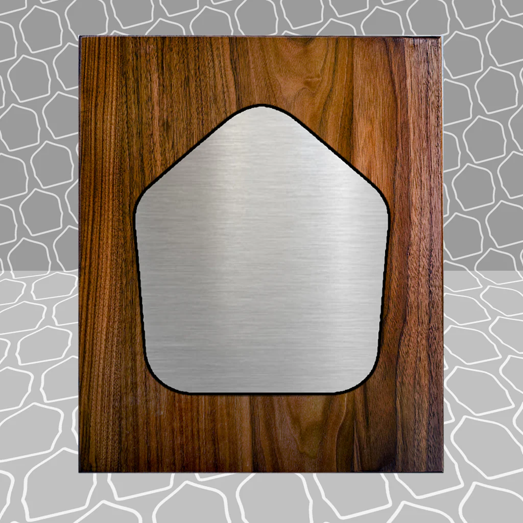 Gold Leaf Firefighter Shield on 8.5x9 Award Plaque - Image 26