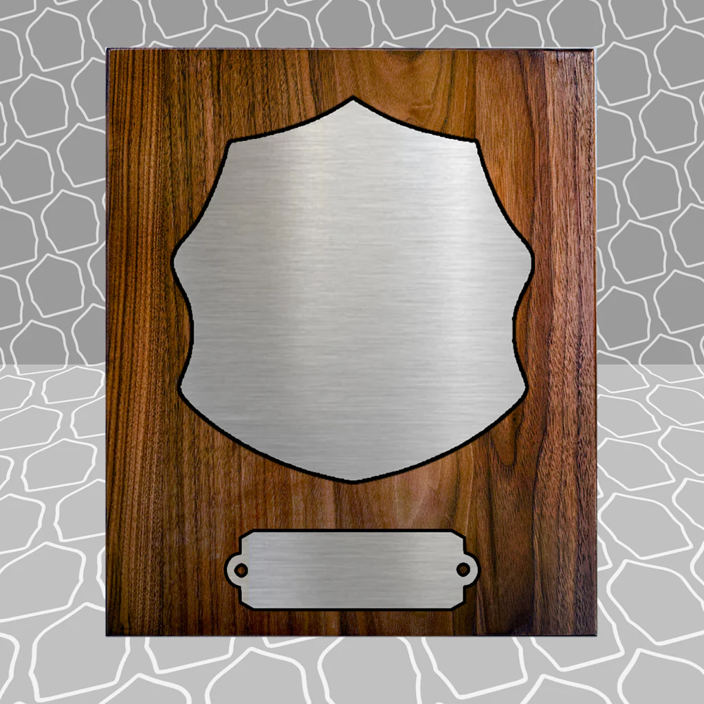 Gold Leaf Firefighter Shield on 8.5x9 Award Plaque - Image 27