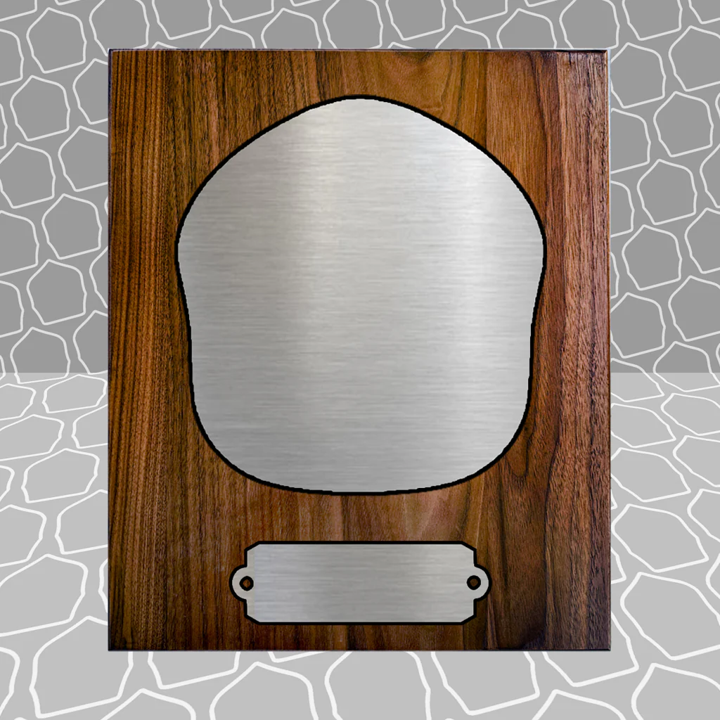 Gold Leaf Firefighter Shield on 8.5x9 Award Plaque - Image 29
