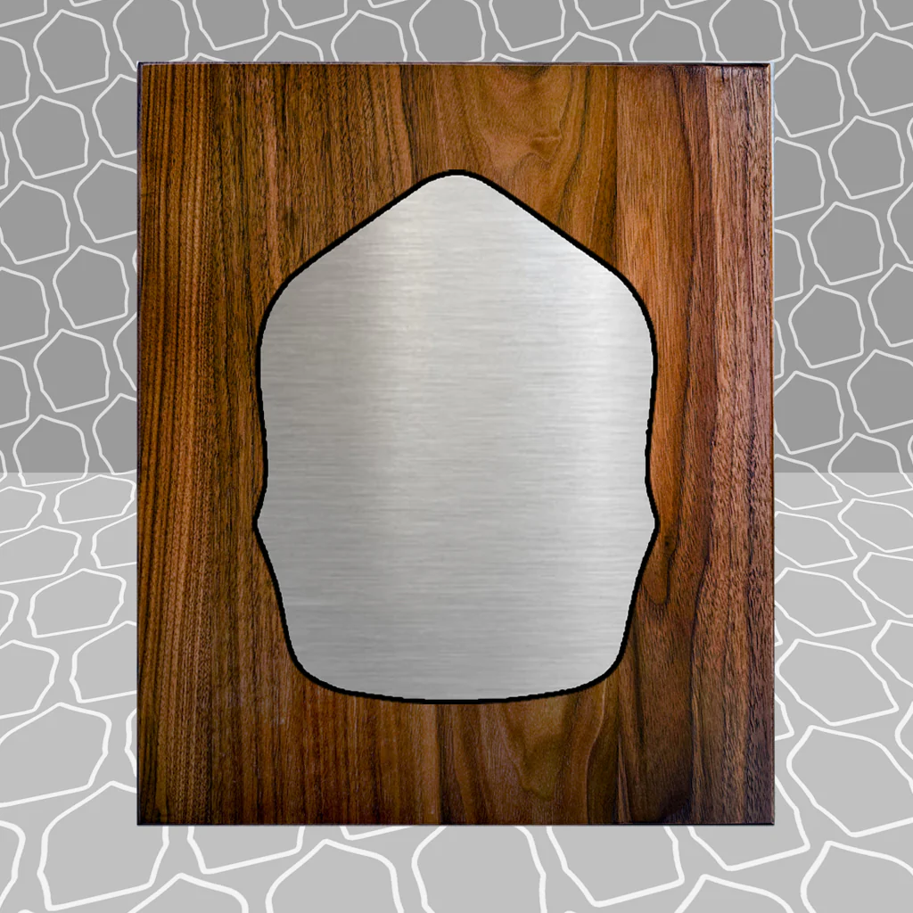 Gold Leaf Firefighter Shield on 8.5x9 Award Plaque - Image 32