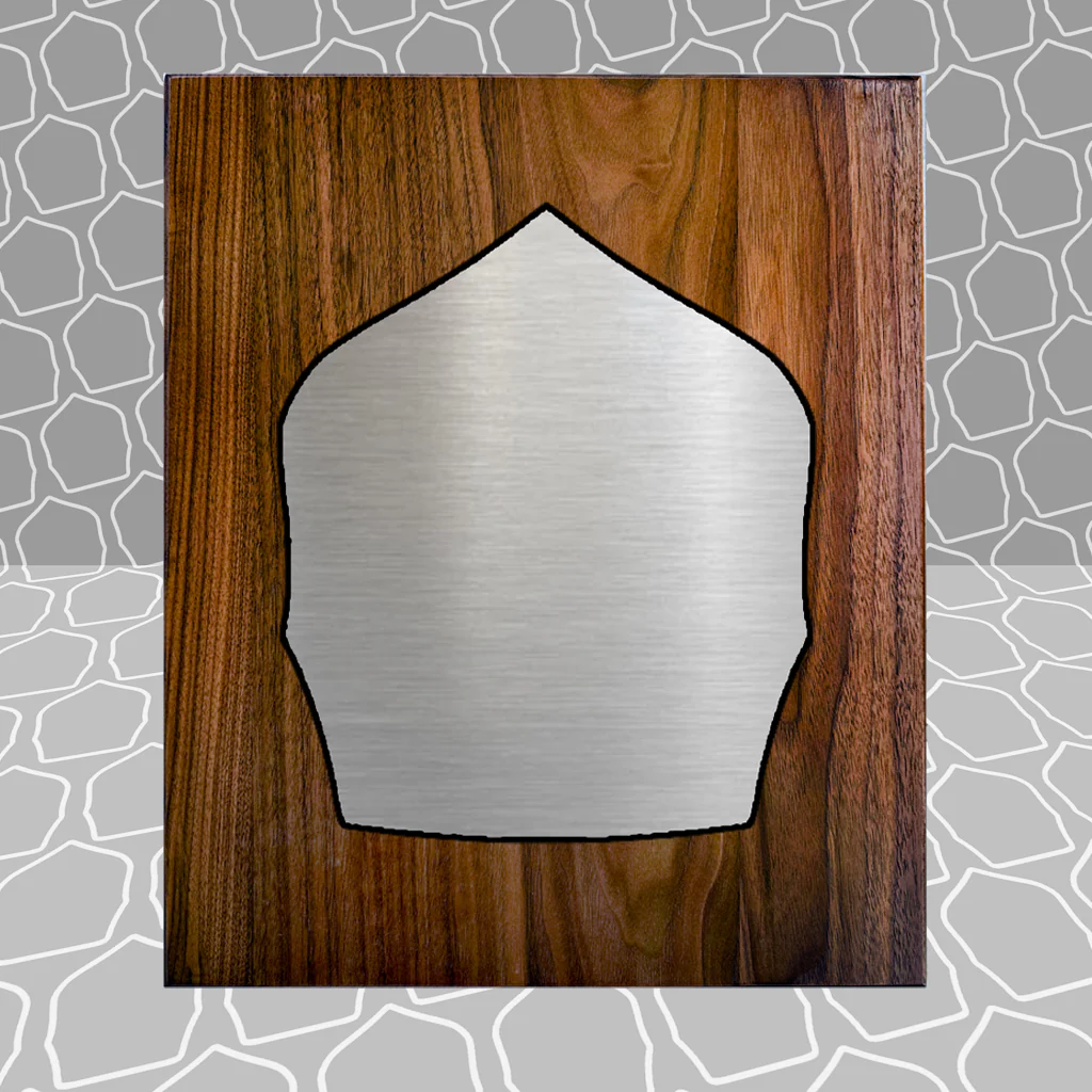 Gold Leaf Firefighter Shield on 8.5x9 Award Plaque - Image 34