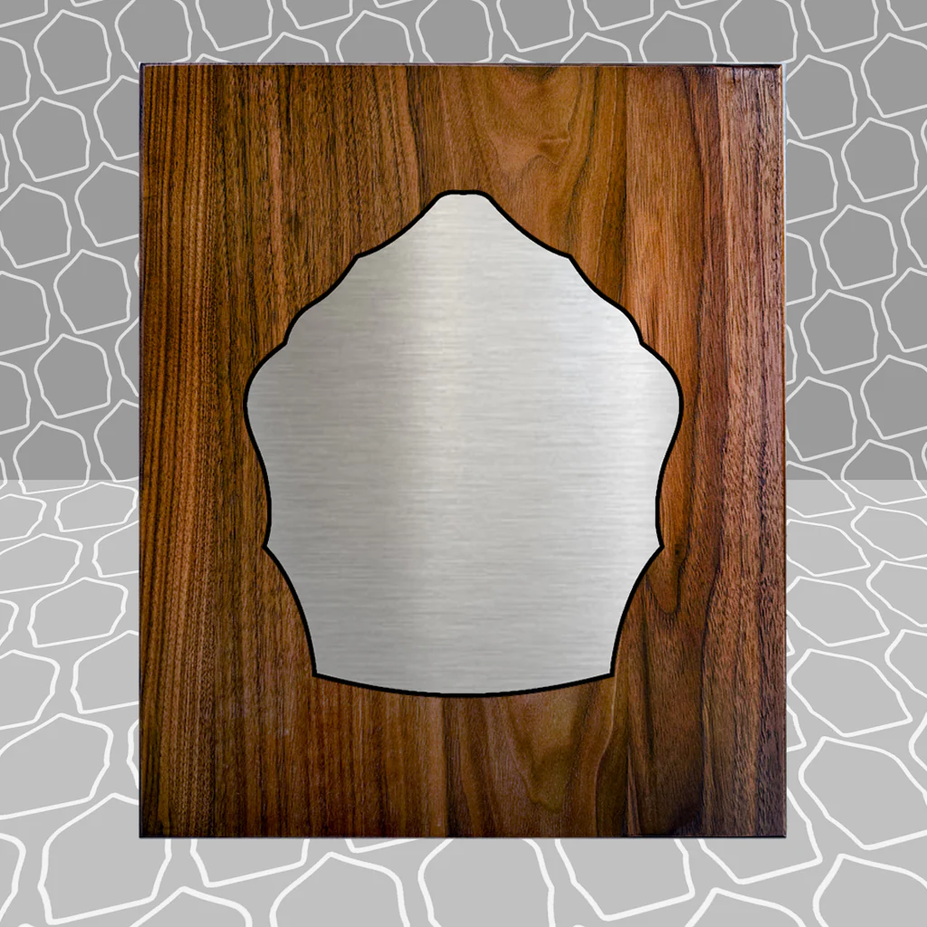 Gold Leaf Firefighter Shield on 8.5x9 Award Plaque - Image 38