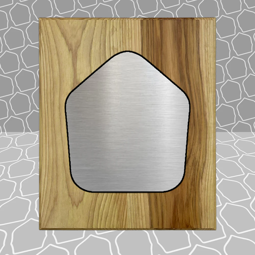 Gold Leaf Firefighter Shield on 8.5x9 Award Plaque - Image 8