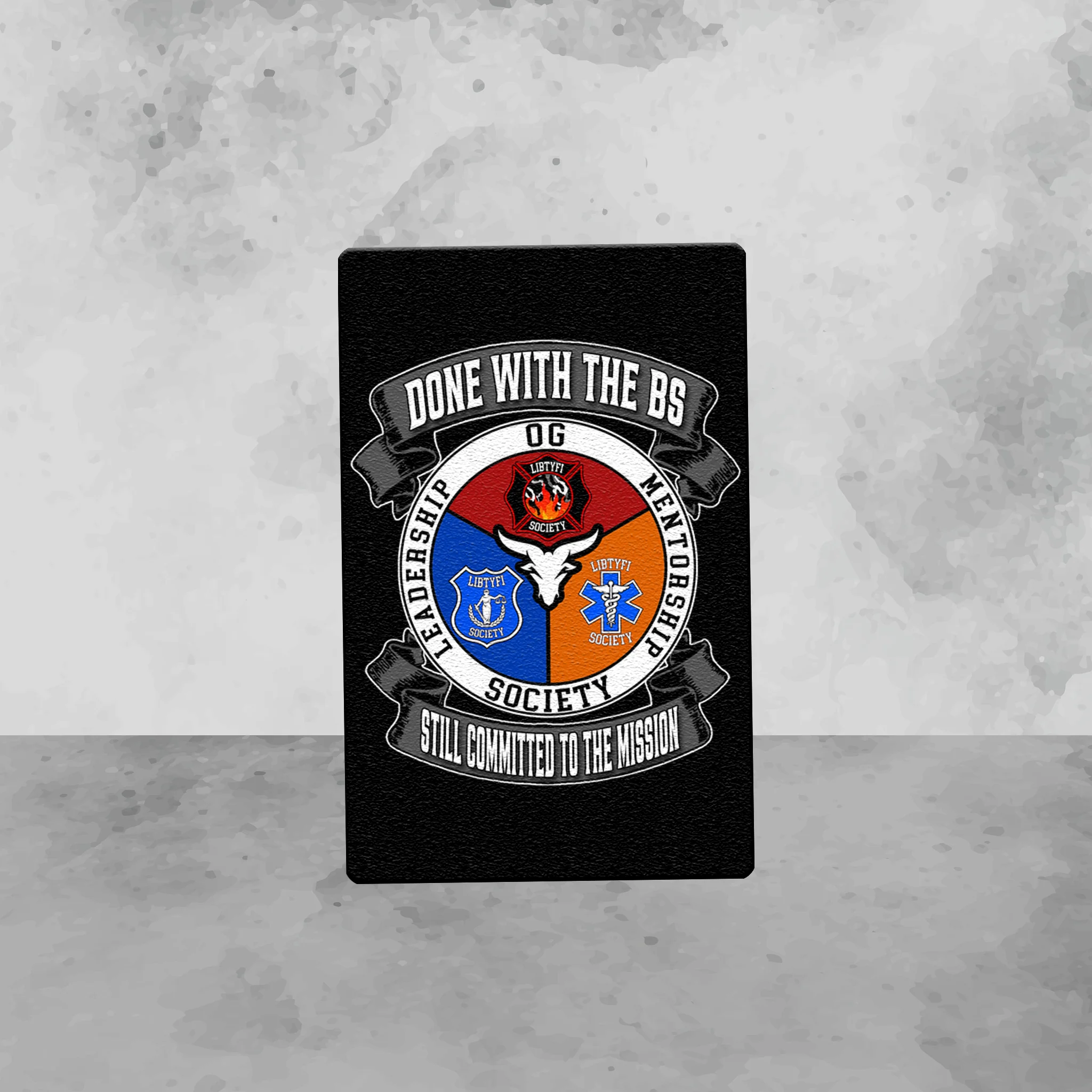 The OGs Public Safety-Taylor's Tins Metal Playing Card