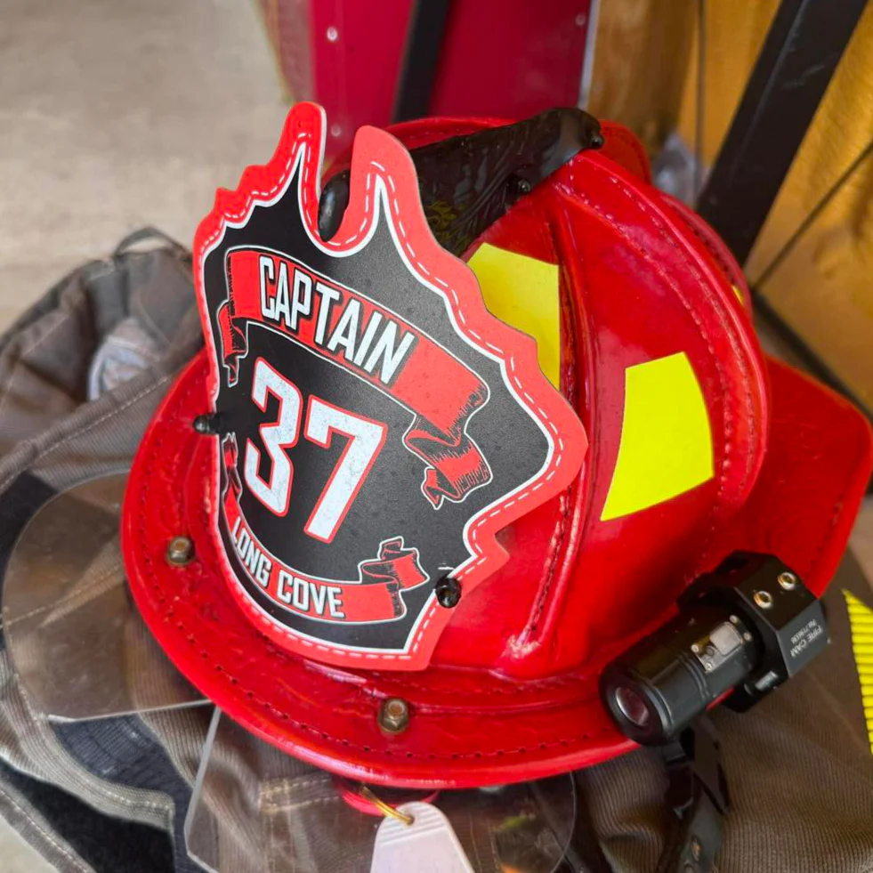 Traditional Custom Metal Helmet Shield | 6" and 6.5" for Trad. Helmets (C) - Image 4